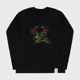 [UNISEX] レインボービッグクラウドベアマイル長袖Tシャツ