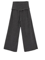 Stripe strap lace banding pants