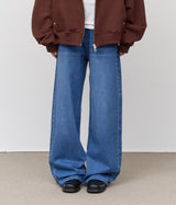 (W) Note Stud Denim