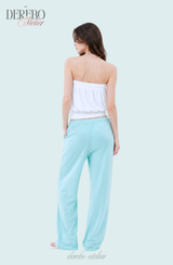 Lounge Lettering Mint Long Pants (PANTS)