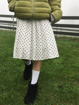 Dot Flow Midi Skirt (2c)