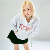 I LOVE BUTTERFLY TRENDY HOODY_MELANGE