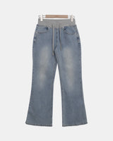 Hiel Low-Rise Bootcut Banded Pants