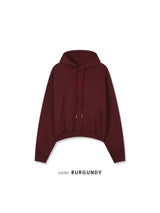 Semi-cropped hoodie 5COLOR