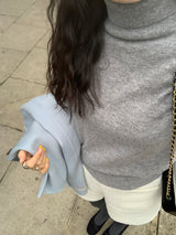 [MADE] soft wool turtleneck knitwear