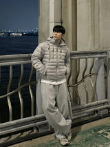 Tech multi-pocket hooded lightweight padding