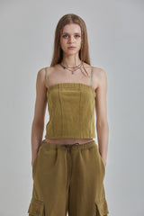 BUNDLE SLEEVELESS TOP