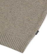 BASIC LOGO NEP KNIT SWEATER