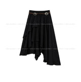 Humming Lace Unbalance Skirt