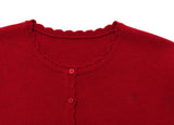  COZY WAVE CARDIGAN (RED)
