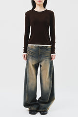 (W) Bene Dobule Top (5color)