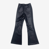 J.B. フェイクレザーブーツカットパンツ