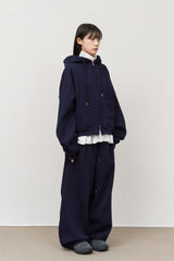 Eric Cropped Zip Hoodie