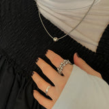 snake ball necklace