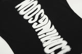 Lettering Round Half T-shirt