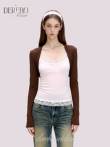 Pink chocolate mousse long-sleeve t-shirt