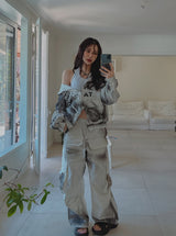 Dirty Off Multi-Cargo String Pants