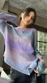 Turtleneck loose fit knitwear