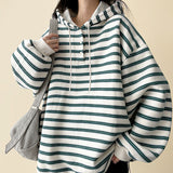 Donon hem string dangara Fleece hoodie