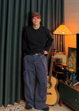 Pig Dying D-Ring Cargo Pants 