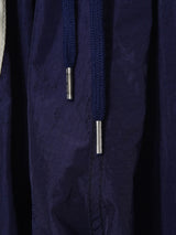 triple track line nylon pants