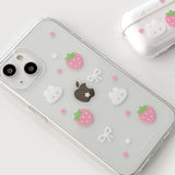 [Gel-hard] Strawberry Phone case