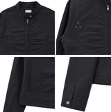 Epin Eyelet Crop Jacket