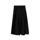 FROST PLEATS CORDUROY LONG SKIRT