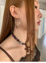 Silver 3ring earrings