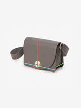 ISLE MINI ショルダーレザーバッグ / Mud Grey