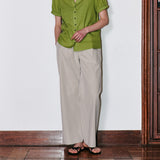 Diagonal Pocket Pants Beige