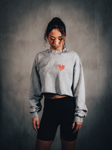 God Loves You Cropped Vintage Sweat