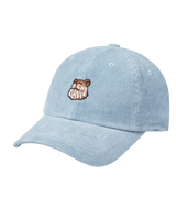 25FW ACベアコーデュロイポイントボールキャップ スカイブルー