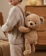 Side Teddybear Backpack [BROWN]