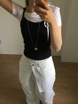 Unbalanced Tie T-Shirt (4color)