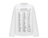 “Please Treat Me Better” ロングスリーブTシャツ