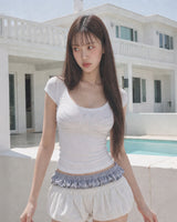 (W's) フラッグ スタッドTシャツ
