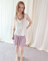 MORE BUTTON SLUB CAMI