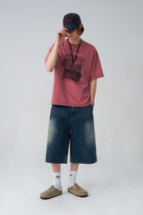 Pigment Road Printed Short-Sleeved