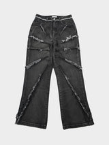 (UNISEX) トルネードデッキワイドデニムパンツ