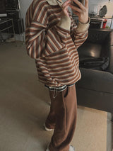ASCLO D Ring Curve Sweat Pants (3color)