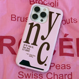 NYC フォーンケースピンク (card)