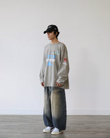 CROSS DEEP DENIM PANTS YB