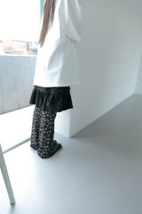 flower lace boots-cut leggings(2colors)
