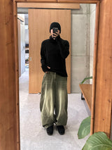 モヘアバラクラバフードニット3C