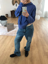 バギー フレア デニム パンツ