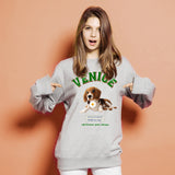 600D-027 VENICE DOG LAYERED SWEAT SHIRTS