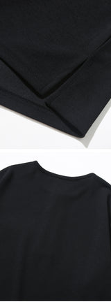 HENLEY NECK LONG SLEEVE T-SHIRT_BLACK