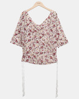 Bianca Flower 7-Sleeve T-Shirt