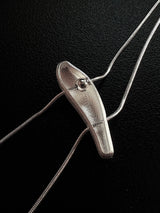 [925silver] Nars string necklace
